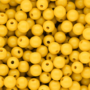 10 mm DQ Acrylperlen shiny Vibrant yellow 13-0858 TCX