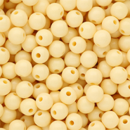 10 mm DQ Acrylperlen shiny Pastel yellow 11-0616 TPG