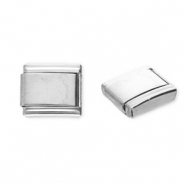 Italian Charm Element aus Stainless Steel - Rostfreiem Stahl Silver