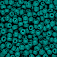Glasperlen Rocailles 6/0 (4 mm) Teal green