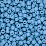 Glasperlen Rocailles 6/0 (4 mm) Light blue
