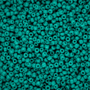Glasperlen Rocailles 12/0 (2 mm) Teal green