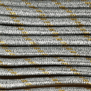 Trendy Paracord 6 mm Silver-gold