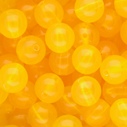 12 mm DQ&reg; Acrylperlen shiny Warm yellow