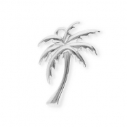 Stainless Steel - Rostfrei Stahl Anh&auml;nger Palme Silver