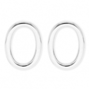 BY31&reg; Ohrringe aus Stainless Steel - Rostfreiem Stahl Ohrstecker Oval Silver