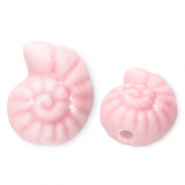 Perlen Keramik Muschel Light pink