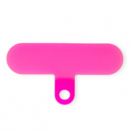 Befestigungs-Patch für Handyketten Neon azalea pink
