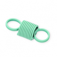 Farbiges Zubehör Schmuckverbinder Stahlfeder Mint green