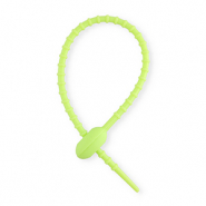 Farbiges Zubehör Zierkabelbinder aus Silikon Green