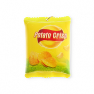 Statement-Anhänger Chipstüte Yellow-red-green