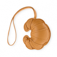 Statement-Anhänger Croissant Brown