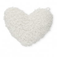 Statement-Anhänger Herz White