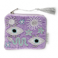 BY31&reg; Etui Mystik Purple-white-turquoise blue-silver