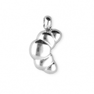 BY31® Stainless Steel - Rostfrei Stahl Anhänger Croissant Silver