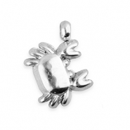 BY31® Stainless Steel - Rostfrei Stahl Anhänger Krabbe Silver