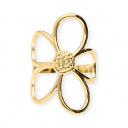 Ringe aus Stainless Steel - Rostfreiem Stahl Blume Gold