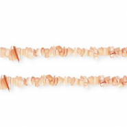 Muschel Perlen Chipstone Salmon orange