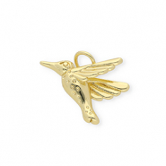 Brass TQ Metall Anh&auml;nger Kolibri Gold