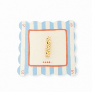 BY31&reg; Eco-brass (nachaltiges Messing) Anh&auml;nger Fusilli-Nudel Gold