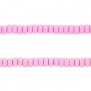 Polymer Perlen Rondell 7mm Azalea pink
