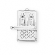 BY31&reg; Eco-brass (nachaltiges Messing) Anh&auml;nger Sardinen-Dose Silver