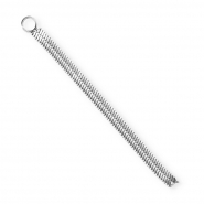 BY31&reg; Rostfreier Edelstahl Gliederanh&auml;nger Schlangen Silver