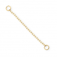 BY31&reg; Rostfreier Edelstahl Gliederanh&auml;nger / Zwischenst&uuml;ck Ankerkette Gold