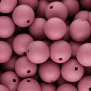 16 mm DQ Acrylperlen Plum