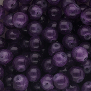 8 mm Glasperlen Purple