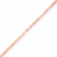 Naturstein Perlen Chalcedon und Achat 4mm matt Faded rose pink