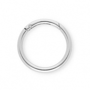 Zubeh&ouml;r Schl&uuml;ssel Anh&auml;nger Karabiner, Ring Silver