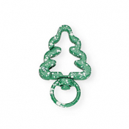 Zubeh&ouml;r Schl&uuml;ssel Anh&auml;nger Karabiner, Weihnachtsbaum Green-white