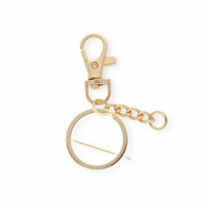 Zubeh&ouml;r Schl&uuml;ssel Anh&auml;nger: Karabinerverschluss, Ring, Kette Gold