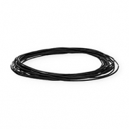 Leder rund 1&nbsp;mm Black