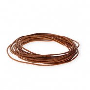 Leder rund 2&nbsp;mm Brown