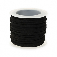 Kunstwildleder flach 3&nbsp;mm Black
