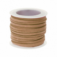 Kunstwildleder flach 3&nbsp;mm Light brown