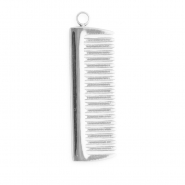 Anh&auml;nger aus rostfreiem Edelstahl, Kamm Silver