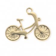 Anh&auml;nger aus rostfreiem Edelstahl, Fahrrad Gold