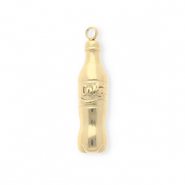 Anh&auml;nger aus rostfreiem Edelstahl, Cola-Flasche Gold