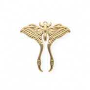Anhänger aus rostfreiem Edelstahl, Mondspinner Gold