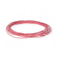 Leder rund 1&nbsp;mm Pink