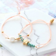 Schmucksets Sommer Armbänder aus Elastik