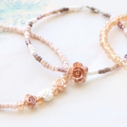 Schmucksets Minimalistischer Blumen Schmuck