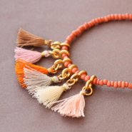 Schmucksets Sofortige Herbststimmung: Schmuck mit kleinen Quasten