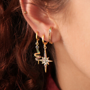 Schmucksets EIN MUSS! Schöner Zirkonia Regenbogenschmuck