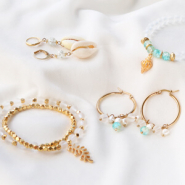 Schmucksets Machen Sie stilvollen Schmuck mit diesen schönen Glasperlen