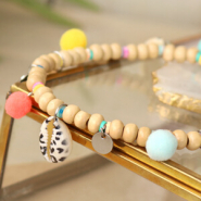 Schmucksets Schmuck und Accessoires mit Kauri Muscheln & Pompom Anhängern