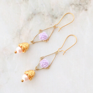 Schmucksets Schön zu machen: Armbänder und Ringe mit Rosen Perlen